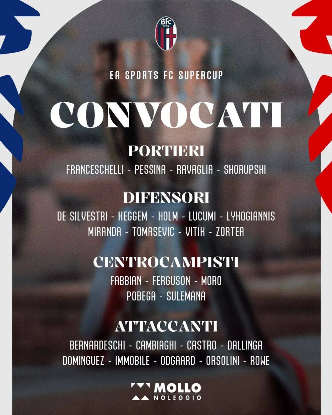 意超杯：博洛尼亚首次参赛，国际米兰君子报仇